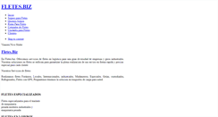 Desktop Screenshot of fletes.biz
