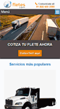 Mobile Screenshot of fletes.com